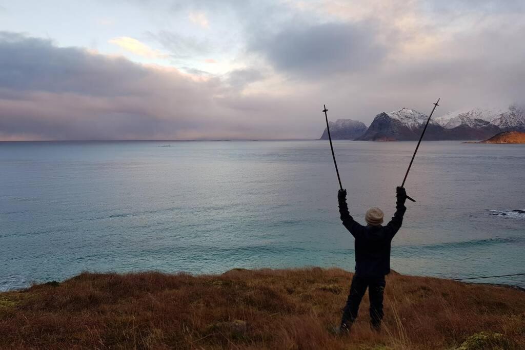 Lofoten- Enjoy The Nature-With A Beautiful Beach Napp Bagian luar foto